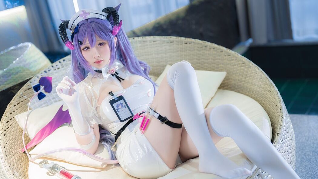 Coser@樱梨梨 – 刻晴魅魔护士