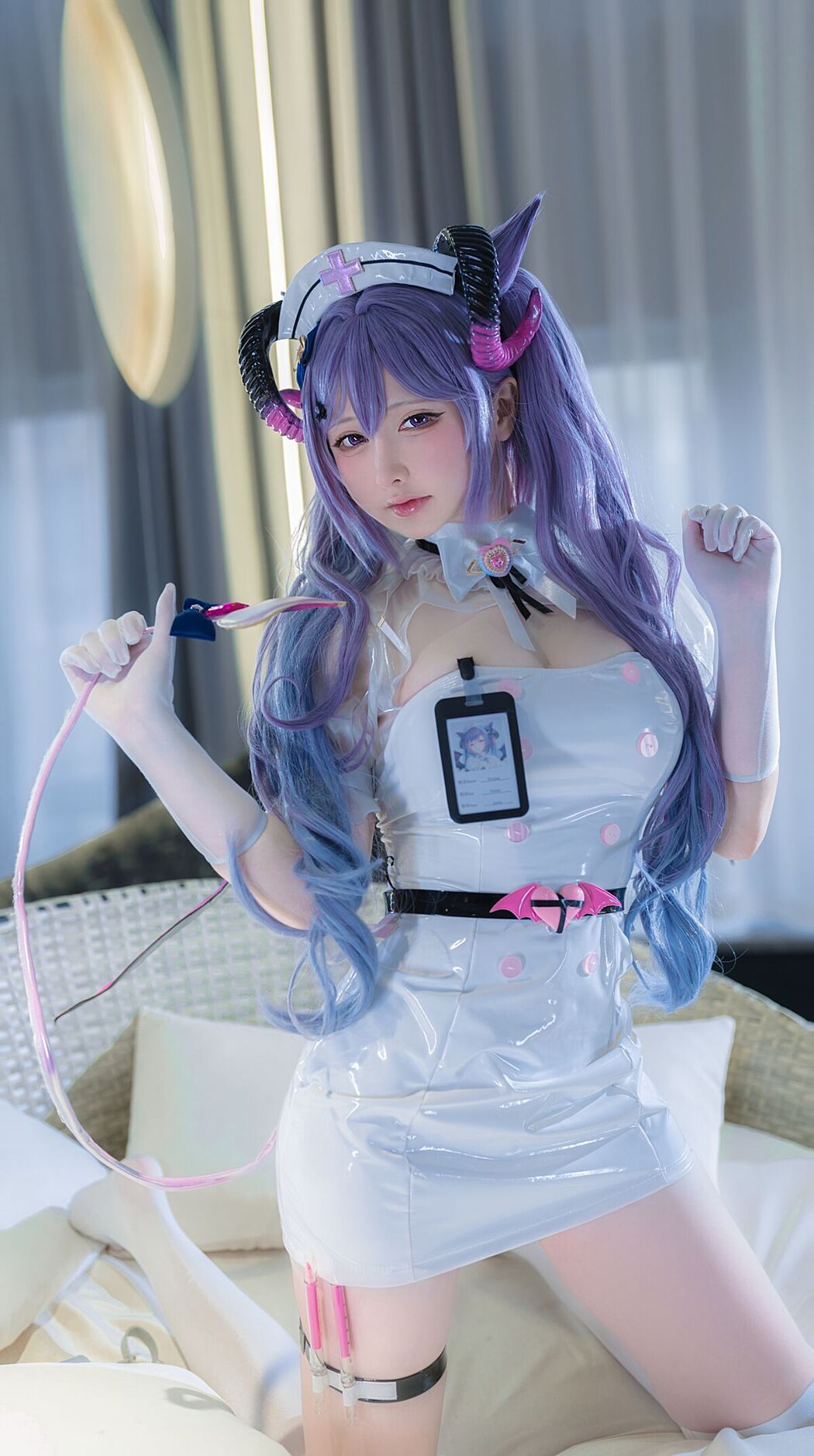 Coser@樱梨梨Eriri No.009 刻晴魅魔护士