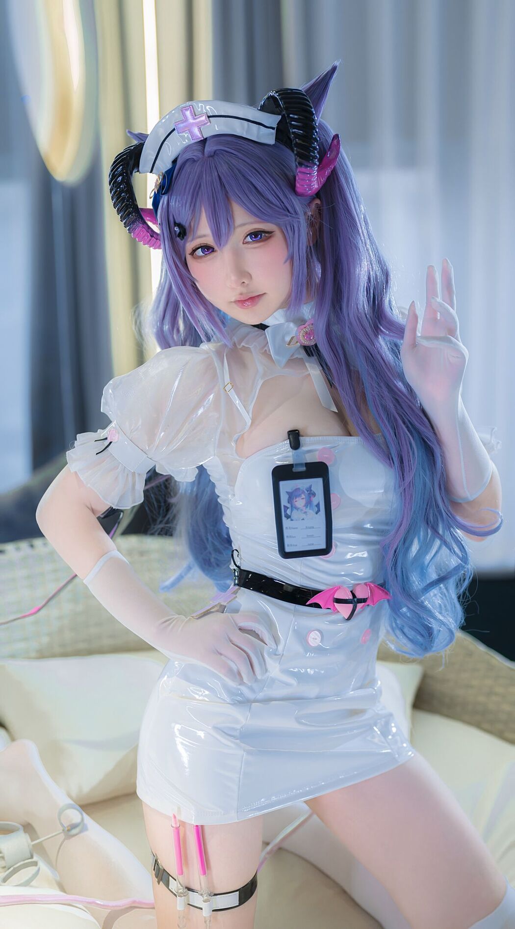 Coser@樱梨梨 – 刻晴魅魔护士