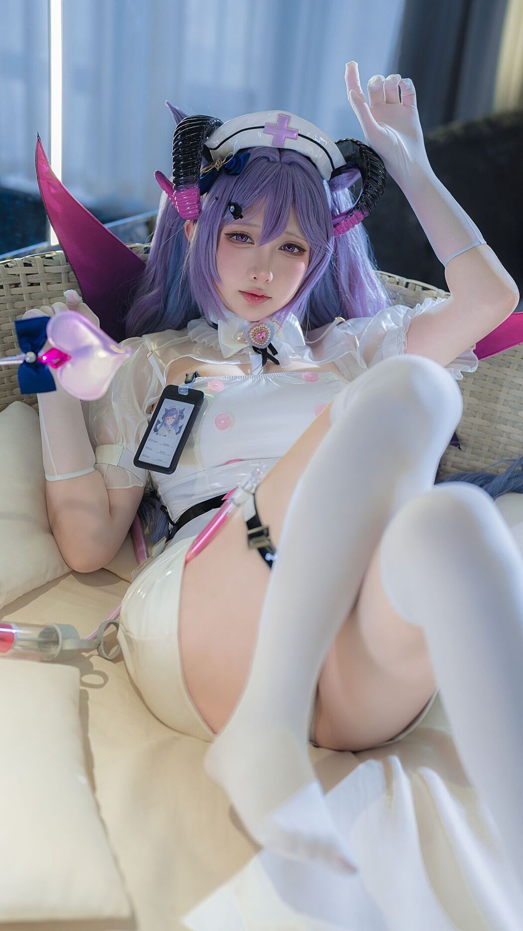 Coser@樱梨梨 – 刻晴魅魔护士