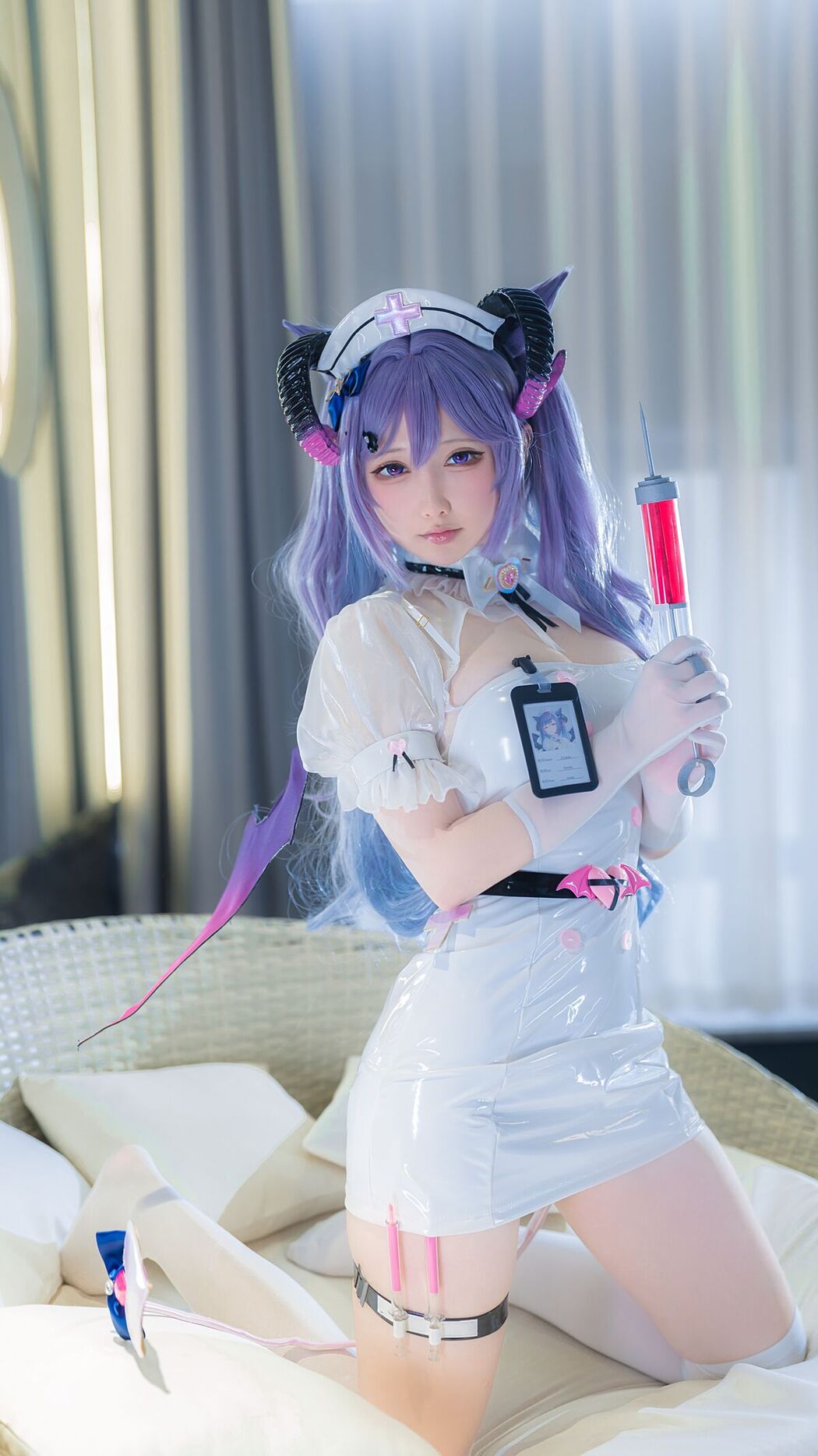 Coser@樱梨梨 – 刻晴魅魔护士