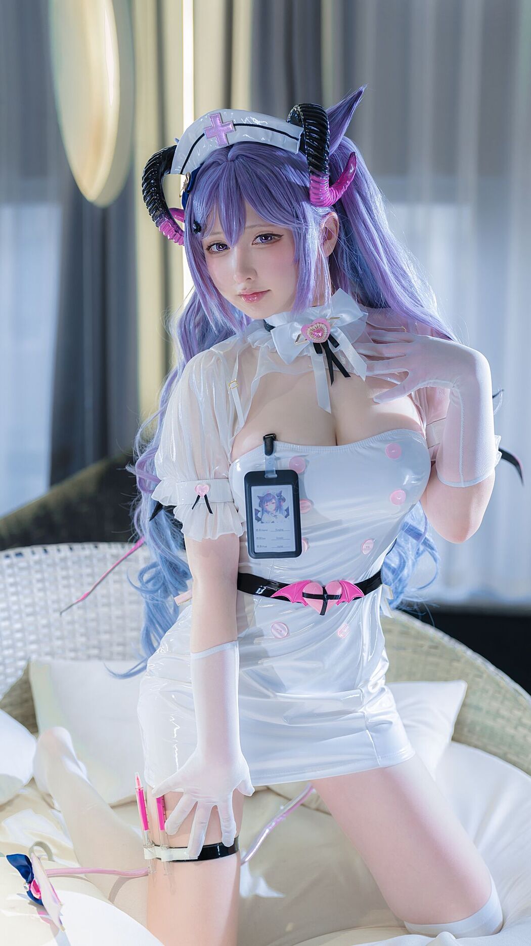 Coser@樱梨梨Eriri No.009 刻晴魅魔护士