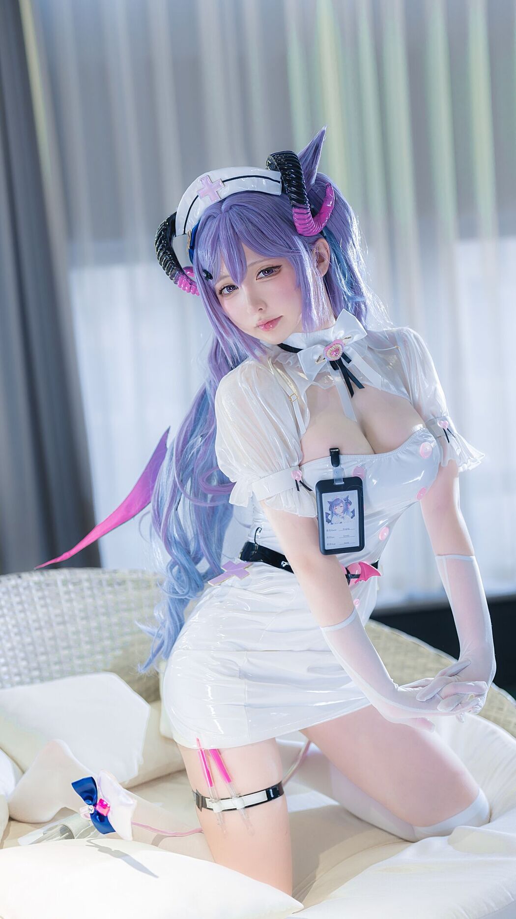 Coser@樱梨梨Eriri No.009 刻晴魅魔护士