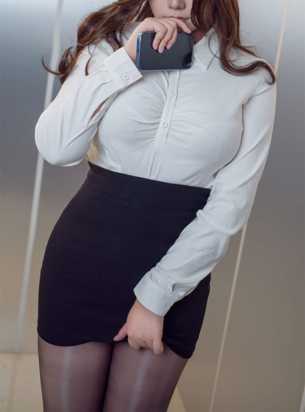 Coser@麻花麻花酱 – OL白衬衫姐姐