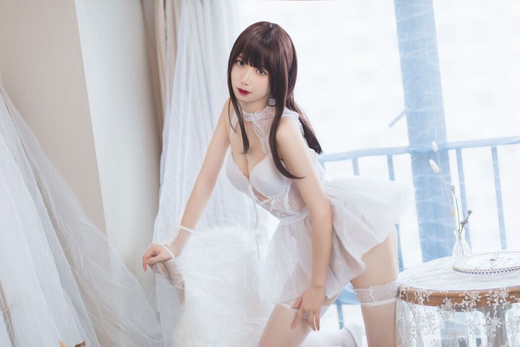 Coser@封疆疆v – 白色纱裙