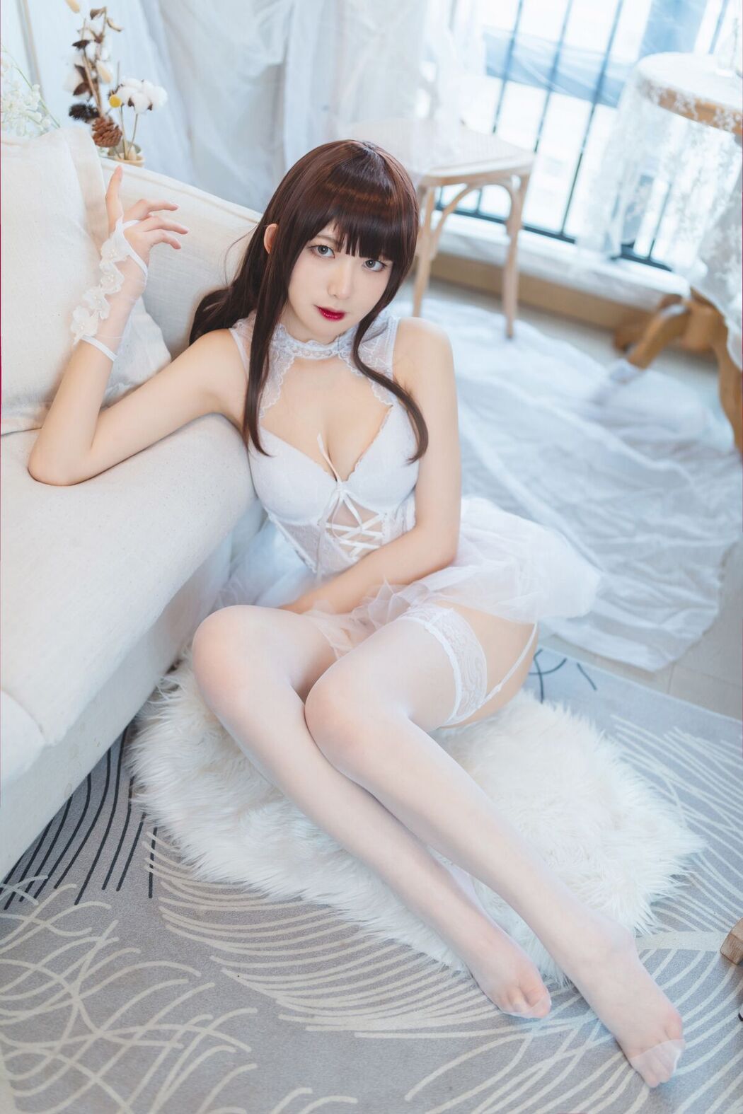 Coser@封疆疆v – 白色纱裙