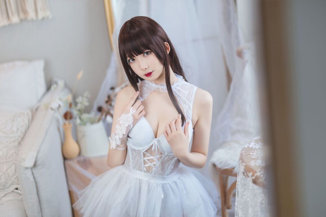 Coser@封疆疆v – 白色纱裙