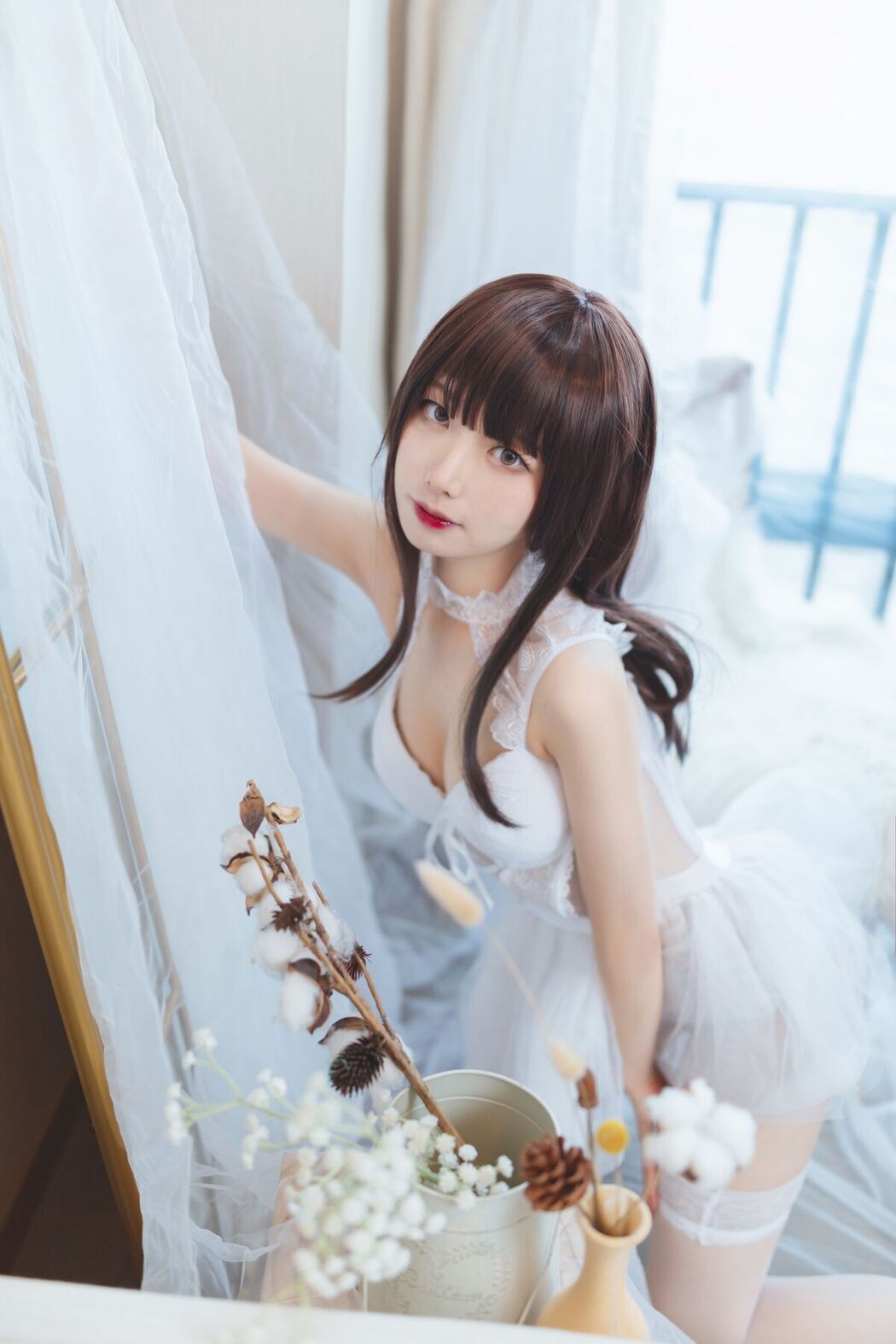 Coser@封疆疆v – 白色纱裙