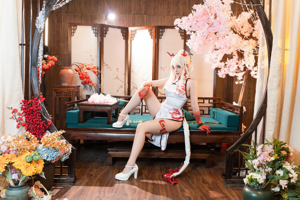 Coser@小和甜酒 And 橙风千雅 – 明日方舟年夕旗袍双人御守 Part2