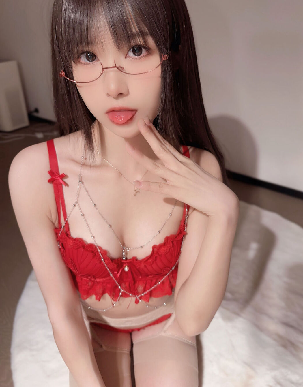 Coser@布丁大法 Pudding Dafa – 覆盆子眼镜娘