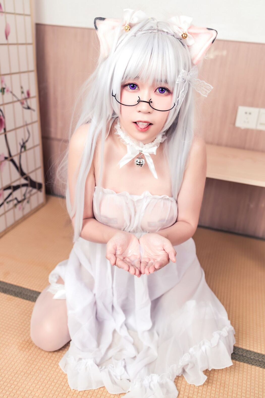 Coser@流年不停_w – 白色睡衣