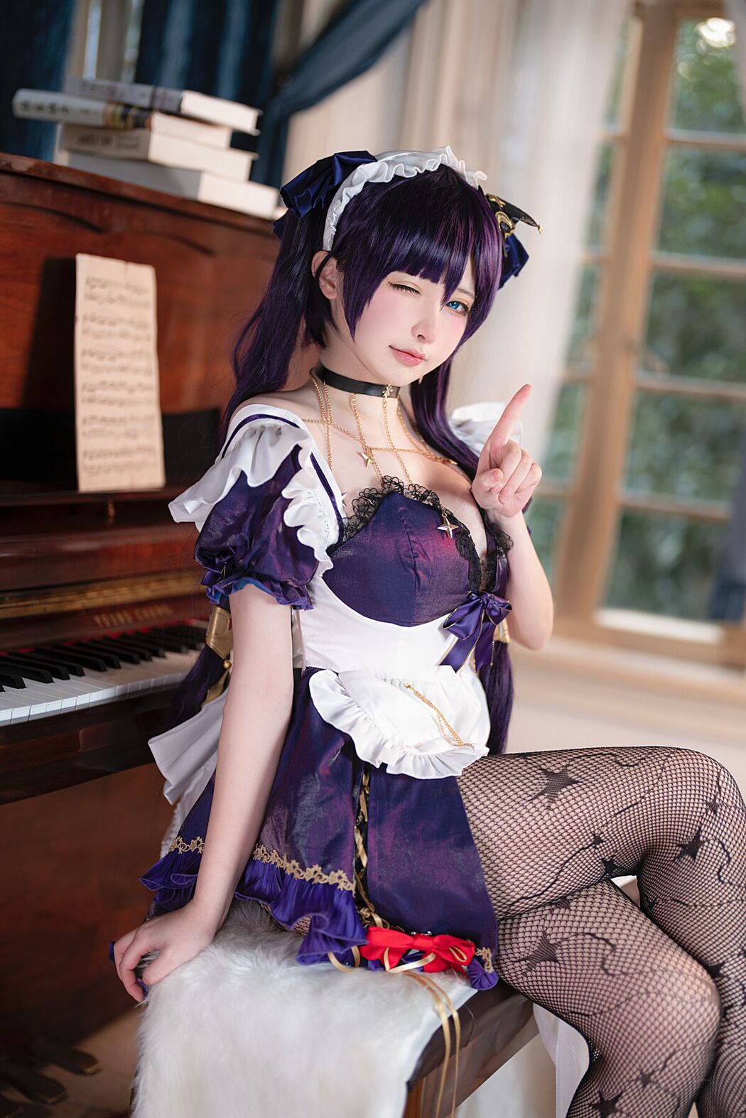 Coser@樱梨梨 – 莫娜女仆