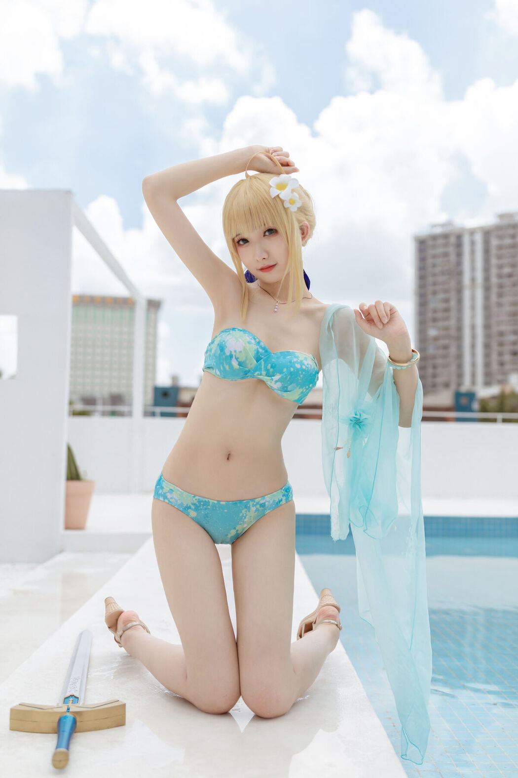 Coser@封疆疆v &#8211; saber水着