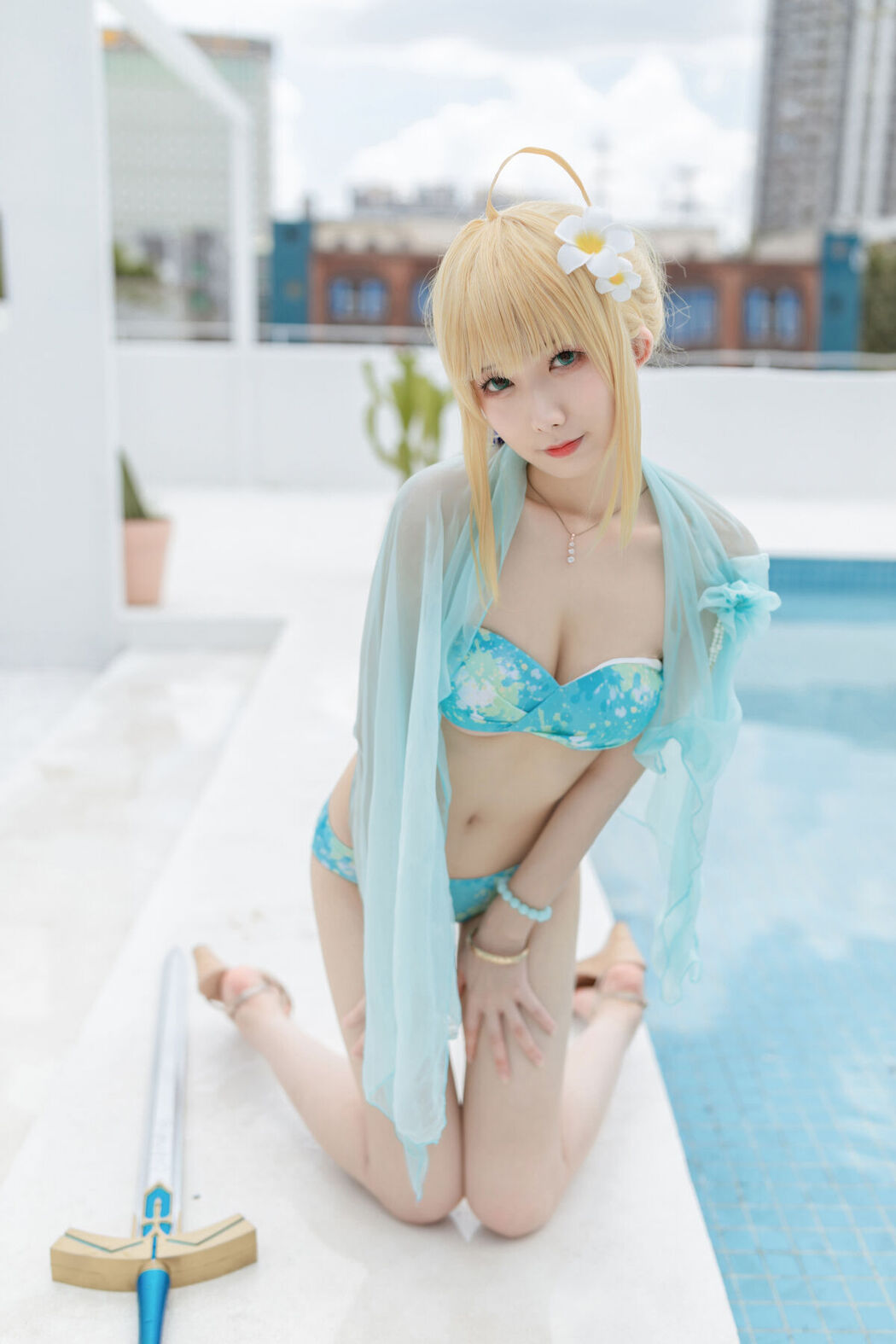 Coser@封疆疆v &#8211; saber水着