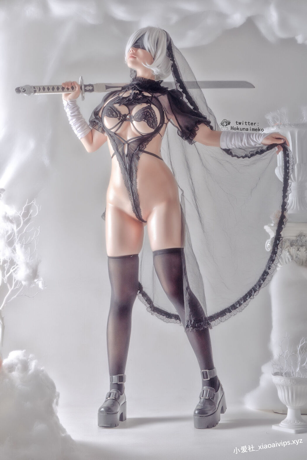 Coser@北乃芽子 Hokunaimeko &#8211; 2B 蕾丝
