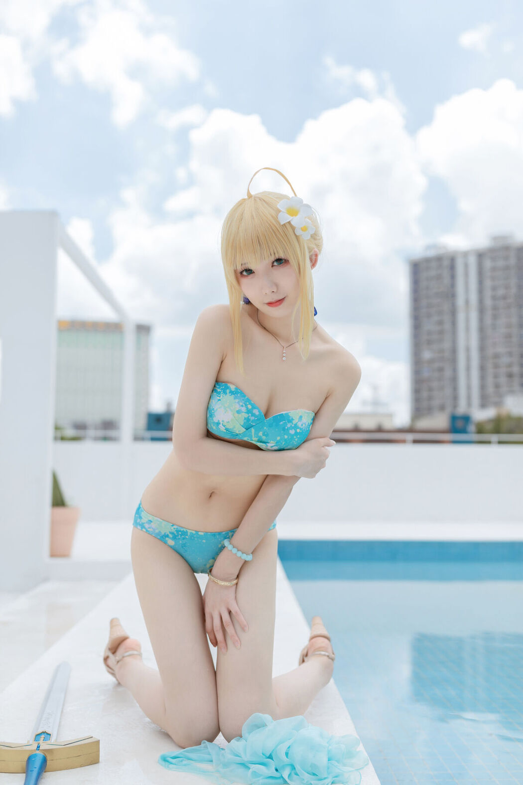 Coser@封疆疆v &#8211; saber水着