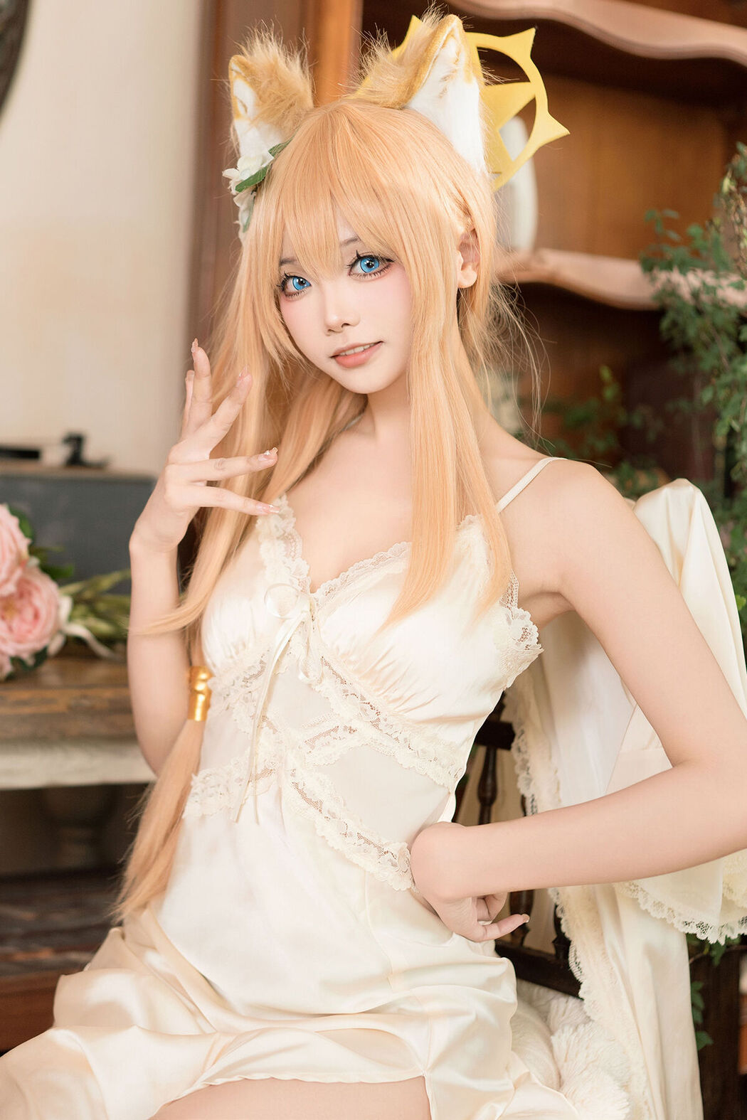 Coser@艾西Aiwest – 碧蓝档案伊落玛丽 睡衣 Cover Photo