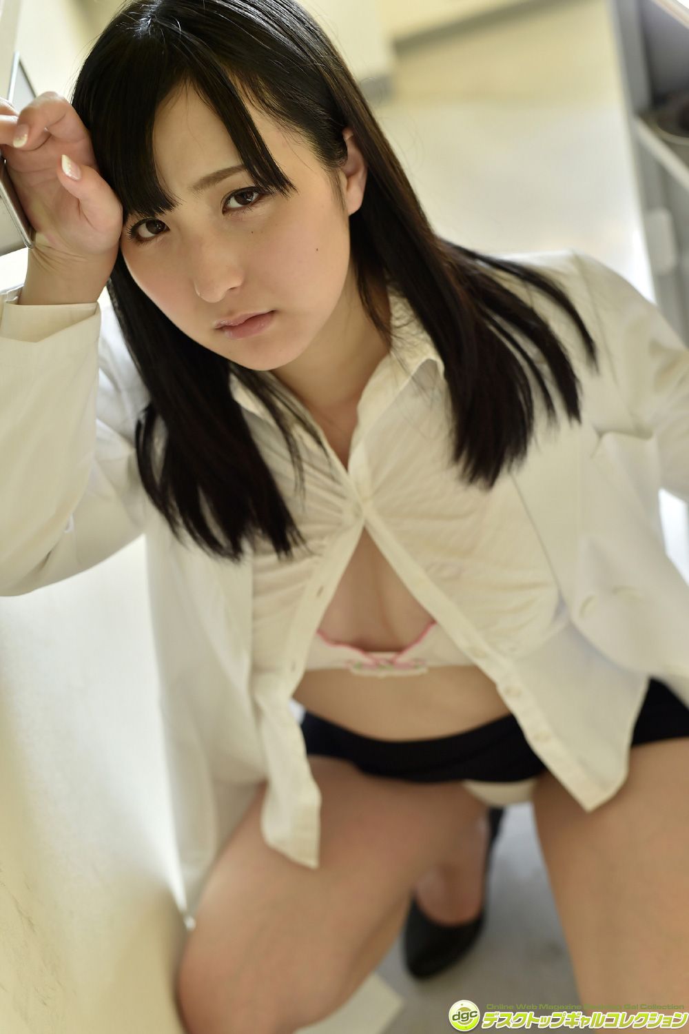Satoshi Hirano << Orthodox beautiful girl with long black hair and clear skin! >> [DGC] NO.1214