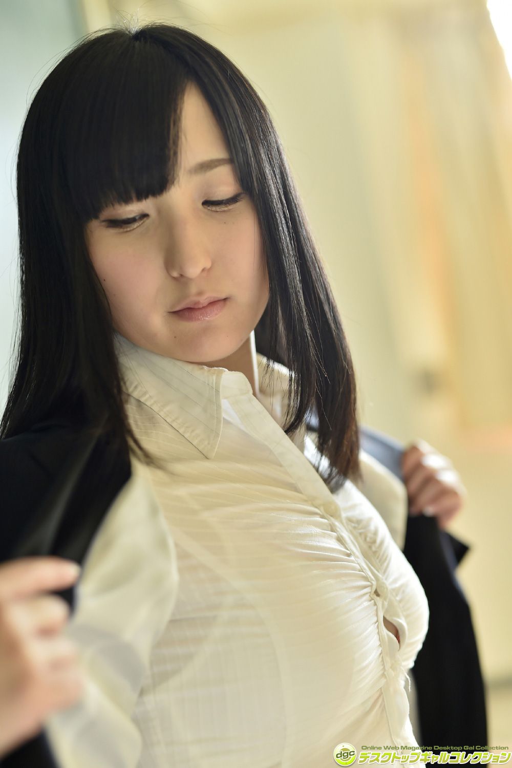 Satoshi Hirano << Orthodox beautiful girl with long black hair and clear skin! >> [DGC] NO.1214
