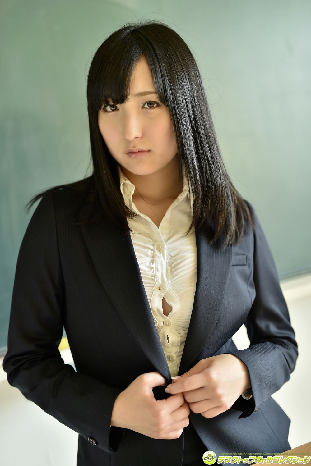 Satoshi Hirano << Orthodox beautiful girl with long black hair and clear skin! >> [DGC] NO.1214