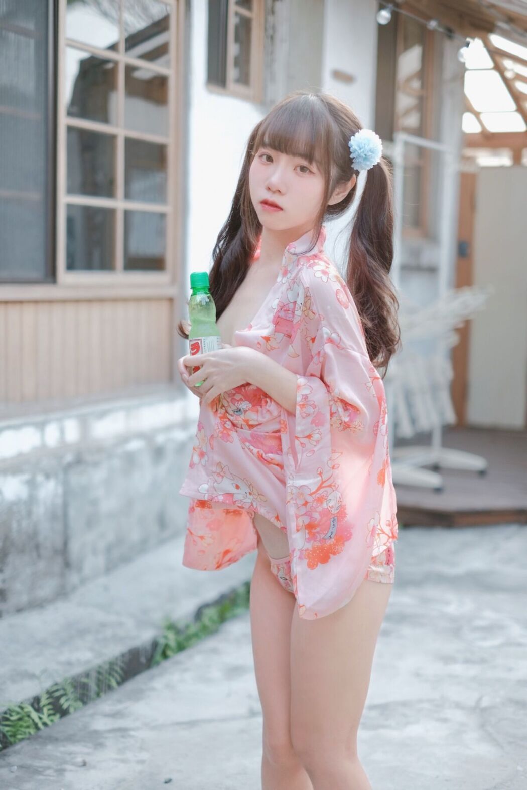 Coser@可可小白兔 – 夏日浴衣 純慾粉嫩少女