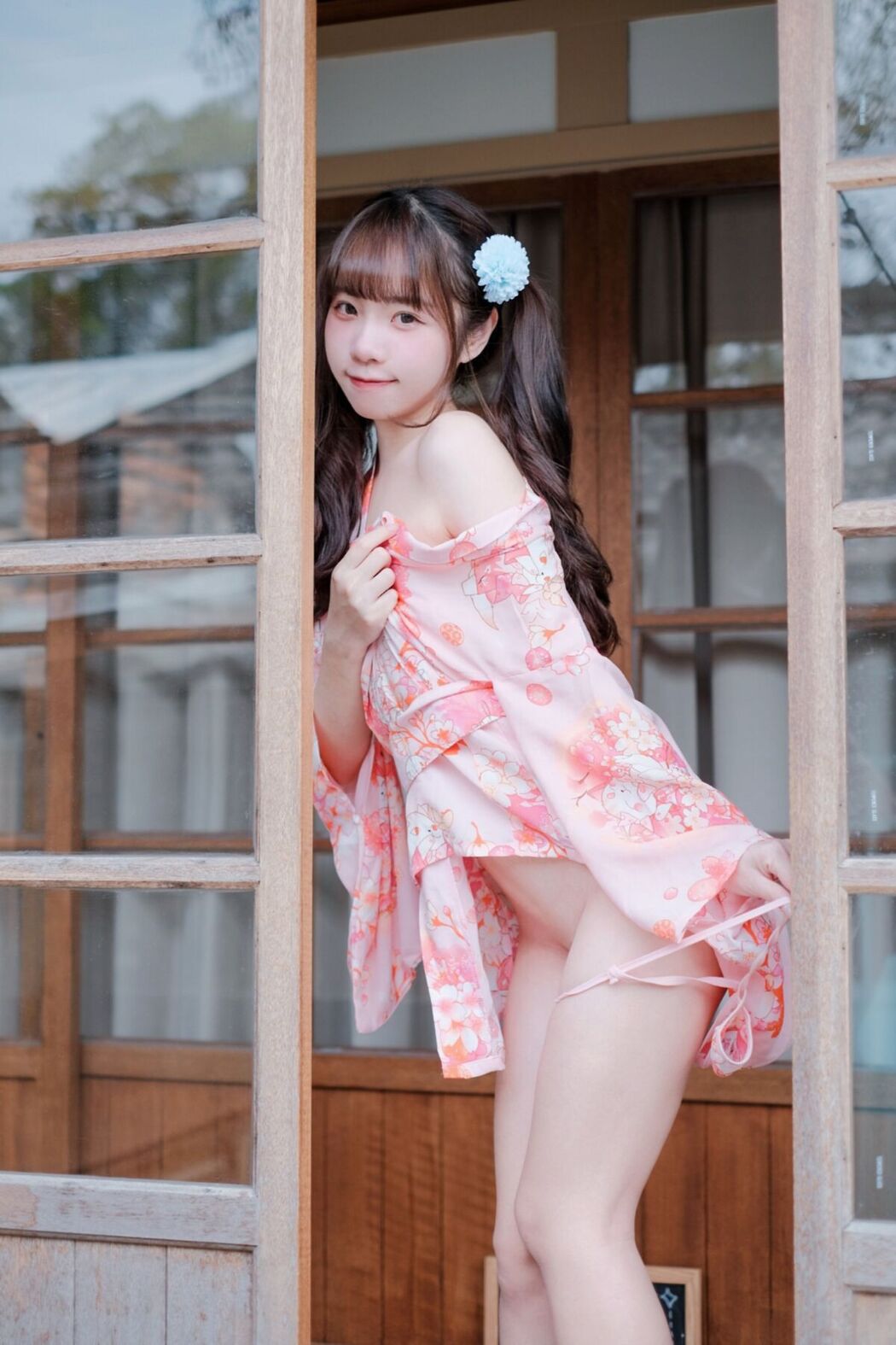 Coser@可可小白兔 &#8211; 夏日浴衣 純慾粉嫩少女
