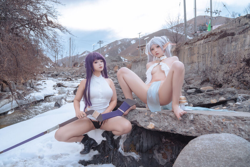 Coser@小和甜酒 And 橙风千雅 &#8211; 雪山 菲伦 And 芙莉莲