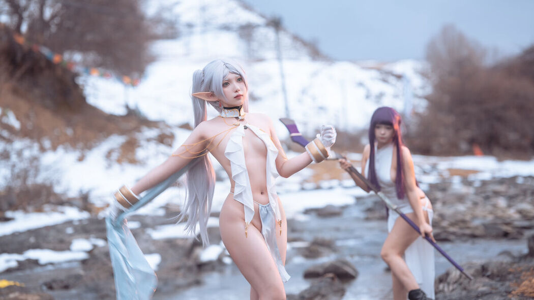 Coser@小和甜酒 And 橙风千雅 &#8211; 雪山 菲伦 And 芙莉莲