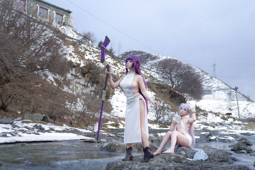 Coser@小和甜酒 And 橙风千雅 &#8211; 雪山 菲伦 And 芙莉莲