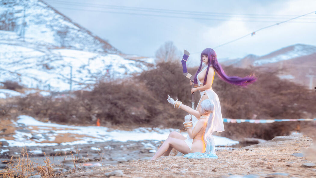 Coser@小和甜酒 And 橙风千雅 &#8211; 雪山 菲伦 And 芙莉莲