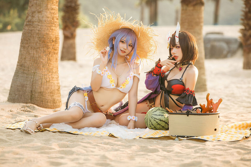 Coser@是一只熊仔吗 And 伊喵君Nya &#8211; 公主连结 静流x惠理子