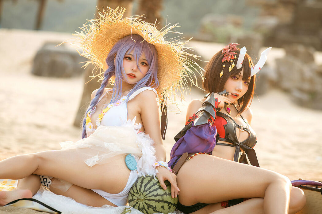 Coser@是一只熊仔吗 And 伊喵君Nya &#8211; 公主连结 静流x惠理子