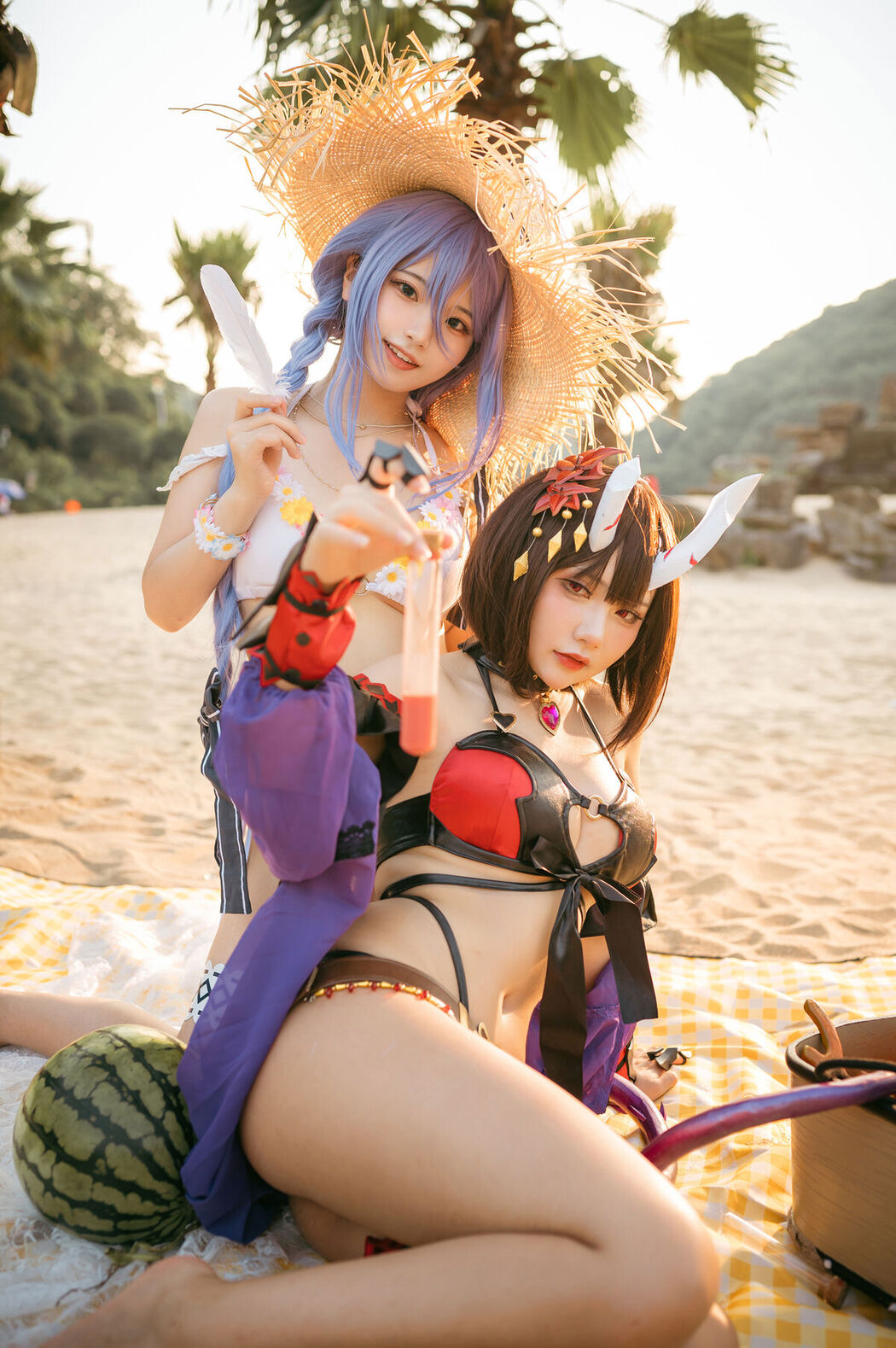 Coser@是一只熊仔吗 And 伊喵君Nya &#8211; 公主连结 静流x惠理子