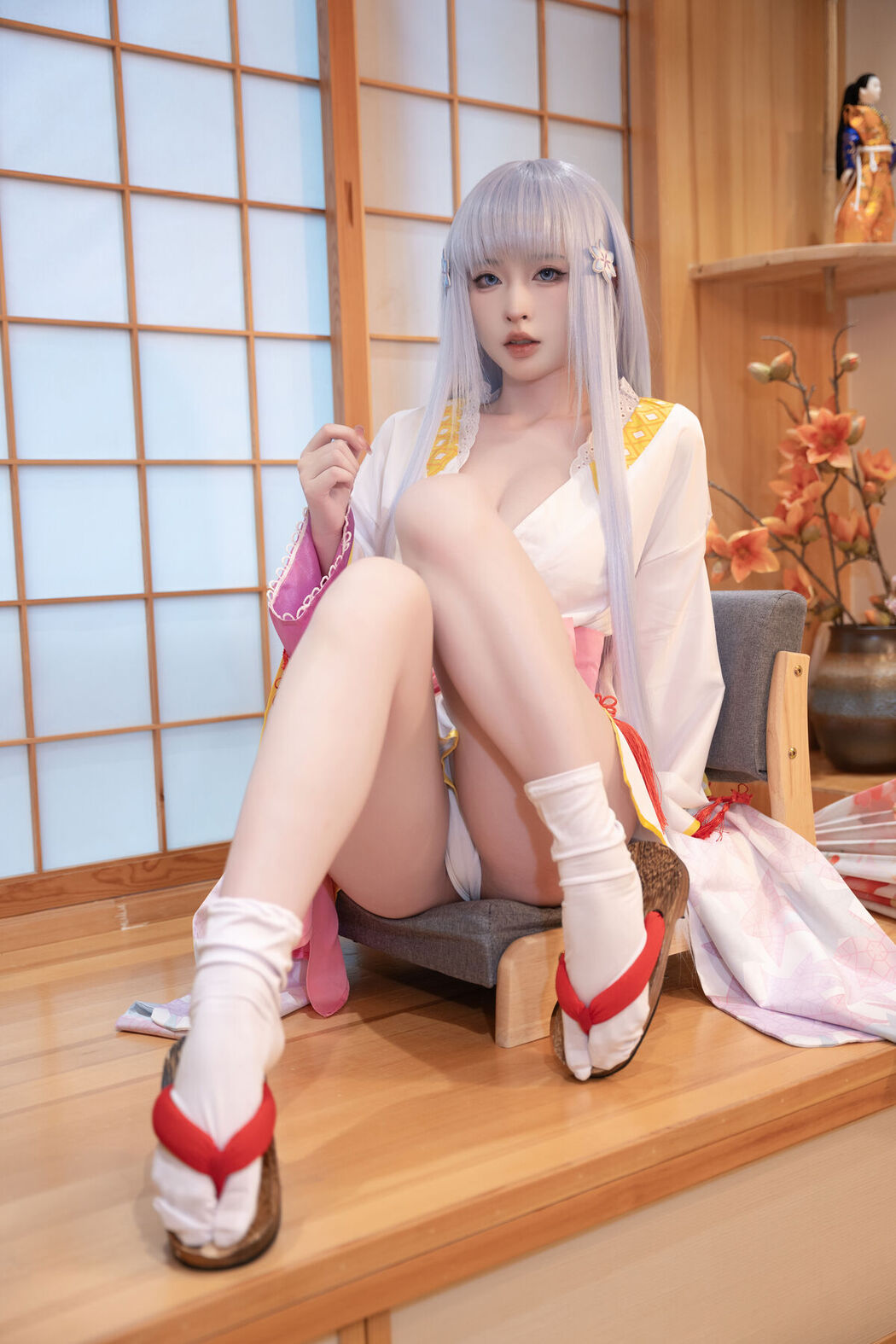 Coser@清水由乃 &#8211; 美少女万华镜 雪女原服