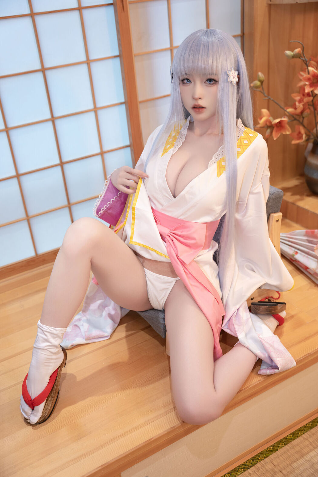 Coser@清水由乃 &#8211; 美少女万华镜 雪女原服