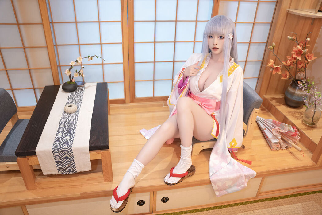 Coser@清水由乃 &#8211; 美少女万华镜 雪女原服