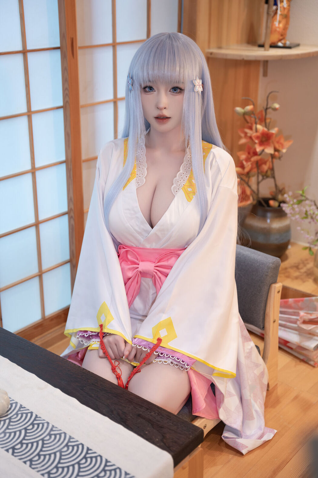 Coser@清水由乃 &#8211; 美少女万华镜 雪女原服