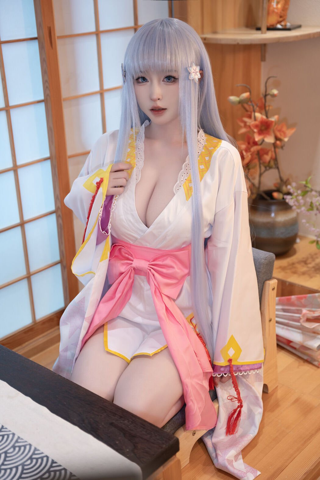 Coser@清水由乃 &#8211; 美少女万华镜 雪女原服