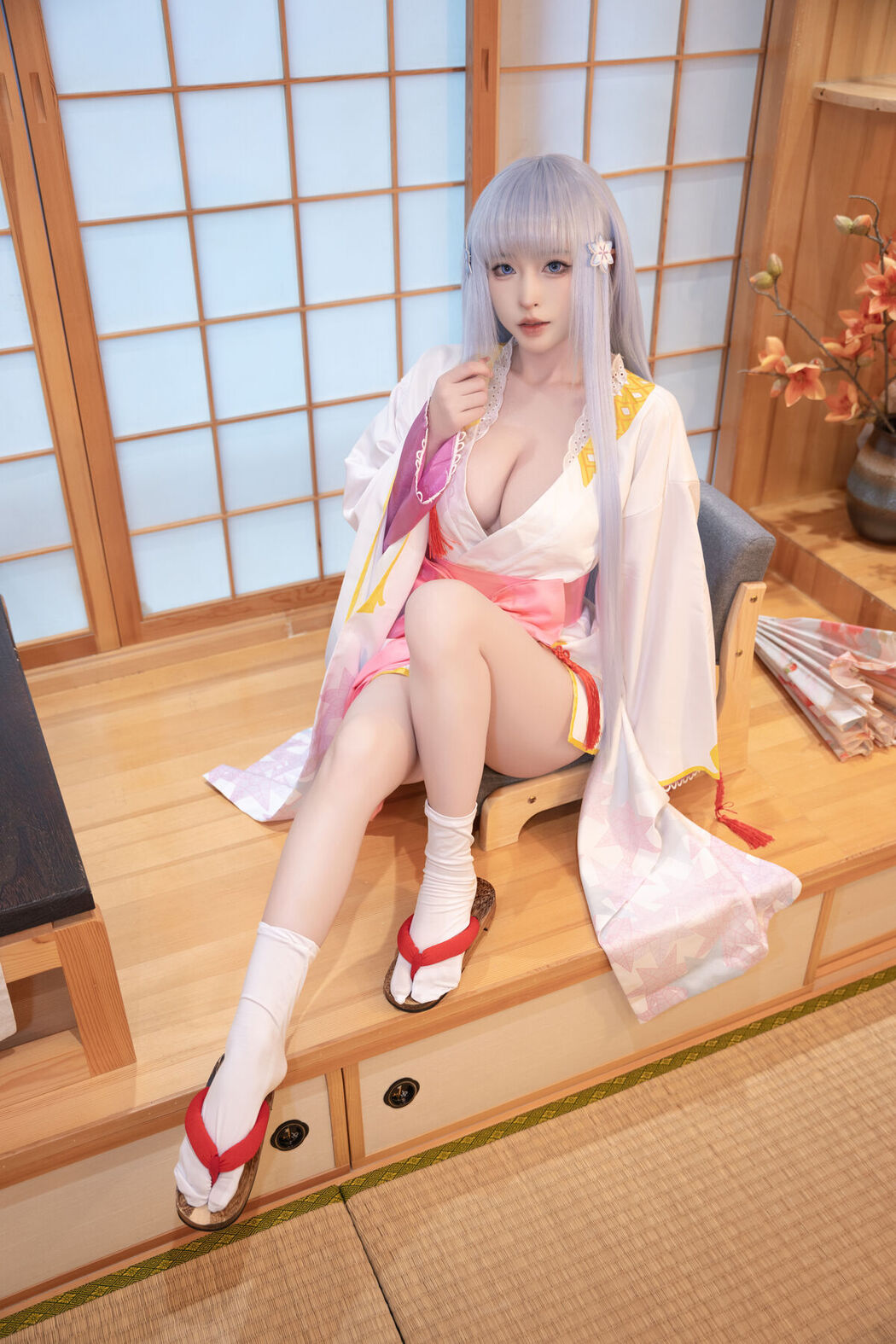 Coser@清水由乃 &#8211; 美少女万华镜 雪女原服