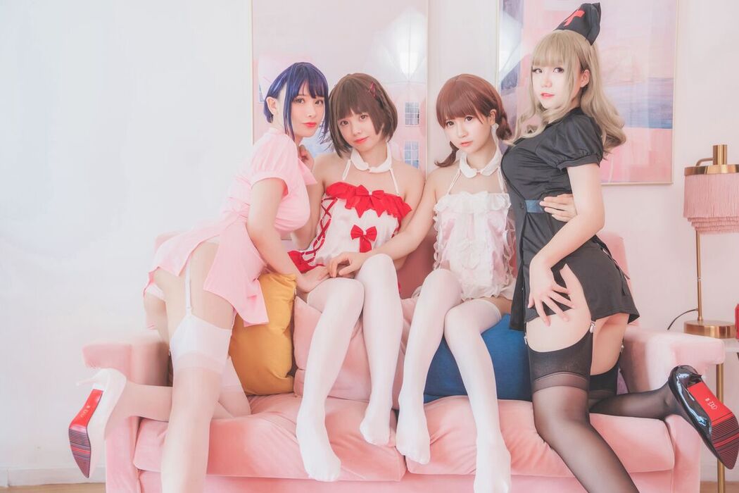 Coser@Yoko宅夏 And 小野妹子W And 白金Saki – 四人彼女 Part3