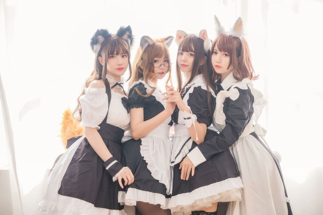Coser@Yoko宅夏 And 小野妹子W And 白金Saki – 四人彼女 Part1