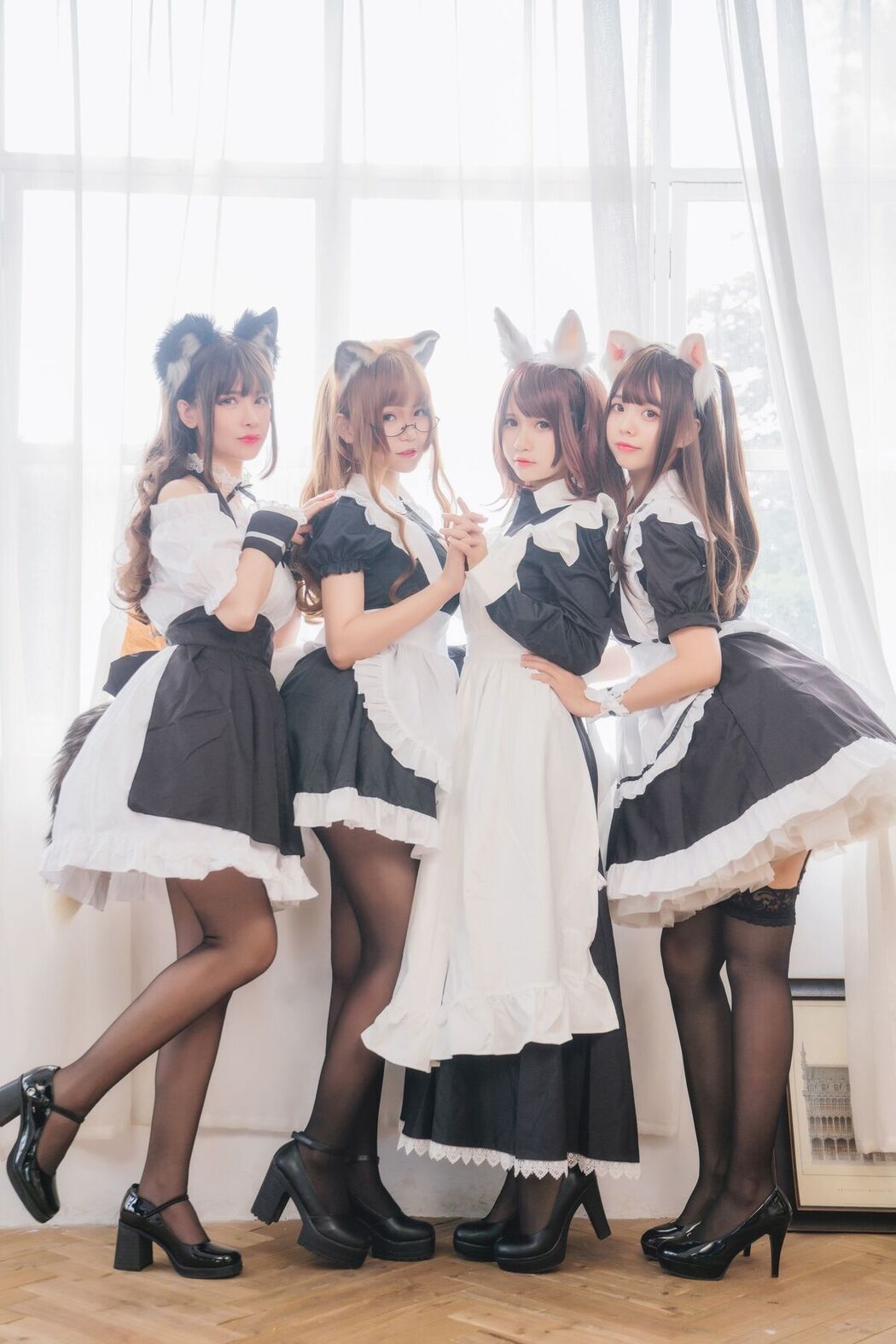 Coser@Yoko宅夏 And 小野妹子W And 白金Saki – 四人彼女 Part1