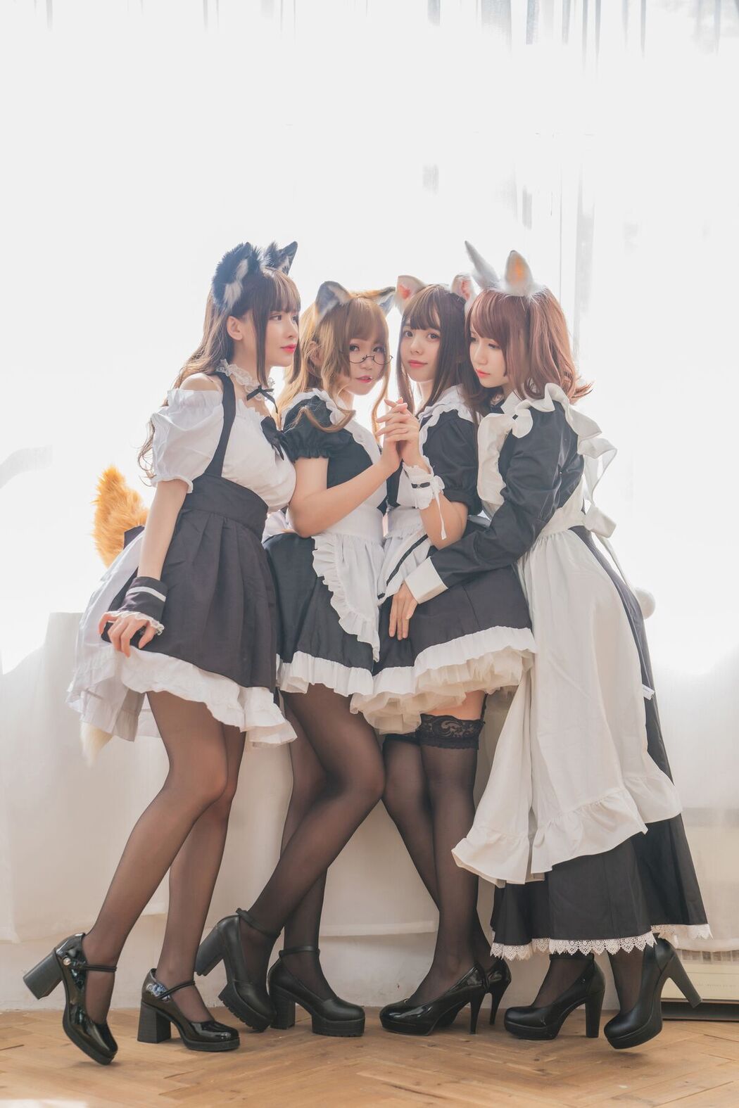 Coser@Yoko宅夏 And 小野妹子W And 白金Saki – 四人彼女 Part1