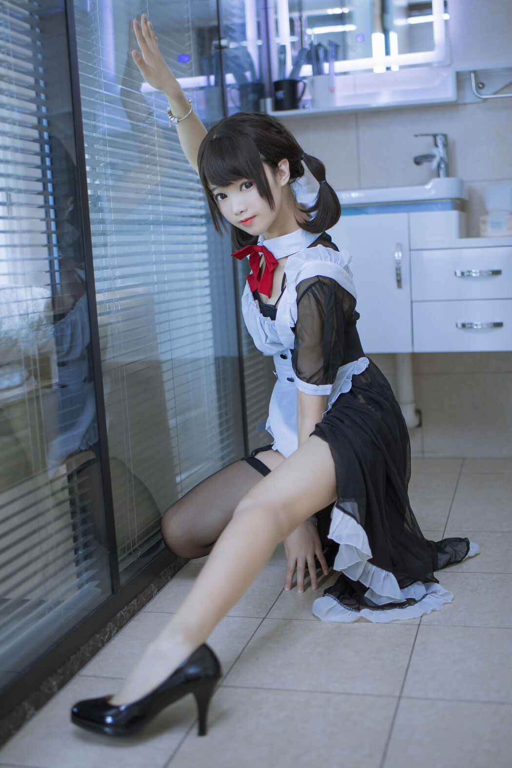 Coser@羽天shine – 黑色女仆