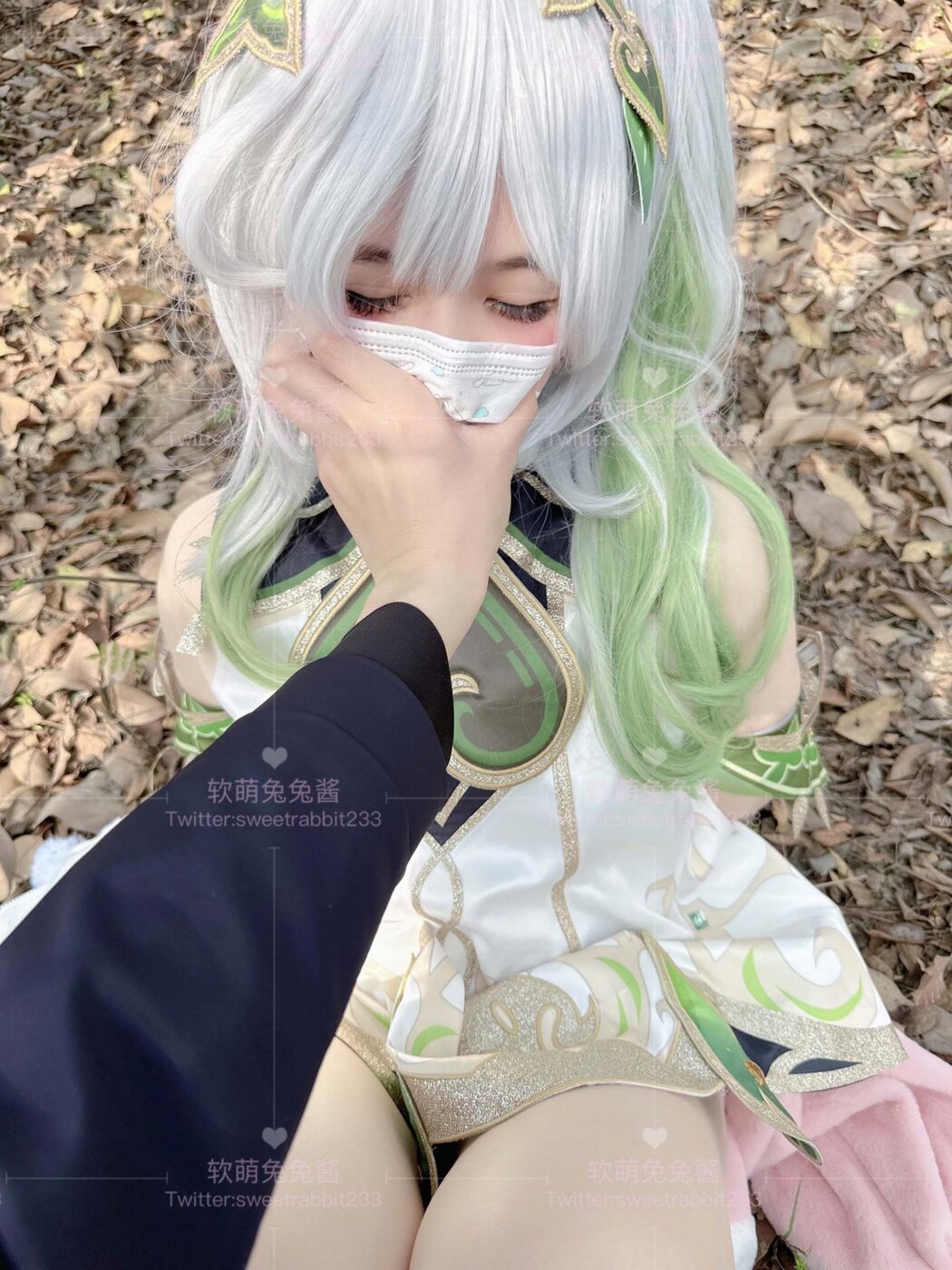 Coser@软萌兔兔酱 – COS草神纳西妲 水晶棒玩弄娇嫩菊花小骚穴 水嫩一线天白虎嫩B