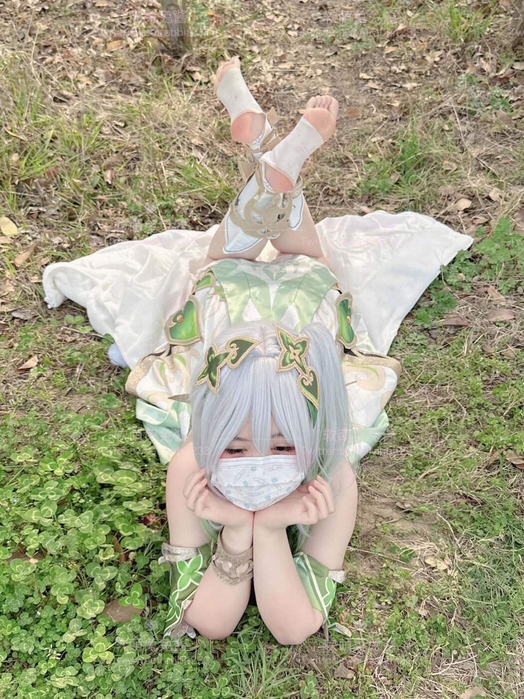 Coser@软萌兔兔酱 – COS草神纳西妲 水晶棒玩弄娇嫩菊花小骚穴 水嫩一线天白虎嫩B