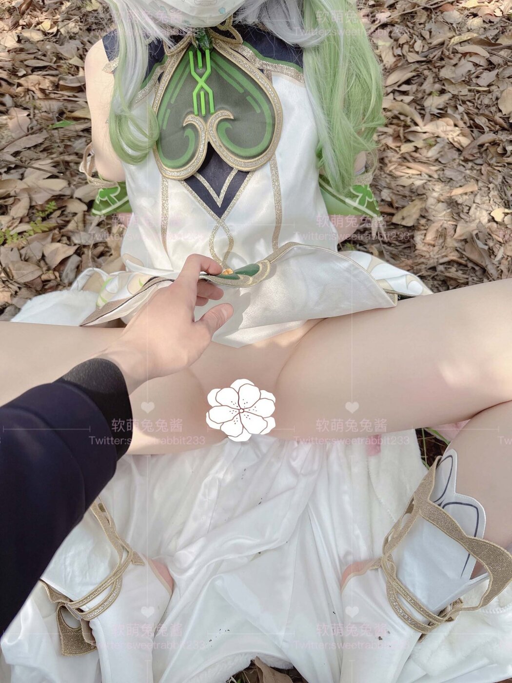Coser@软萌兔兔酱 – COS草神纳西妲 水晶棒玩弄娇嫩菊花小骚穴 水嫩一线天白虎嫩B