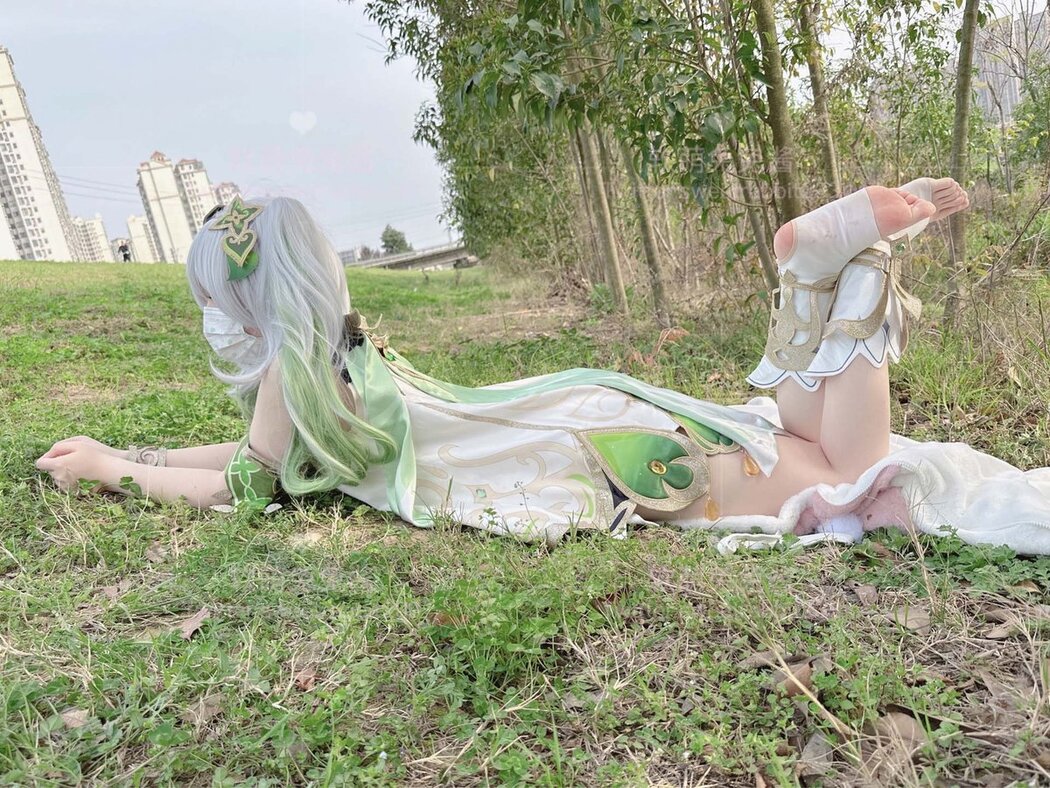 Coser@软萌兔兔酱 – COS草神纳西妲 水晶棒玩弄娇嫩菊花小骚穴 水嫩一线天白虎嫩B