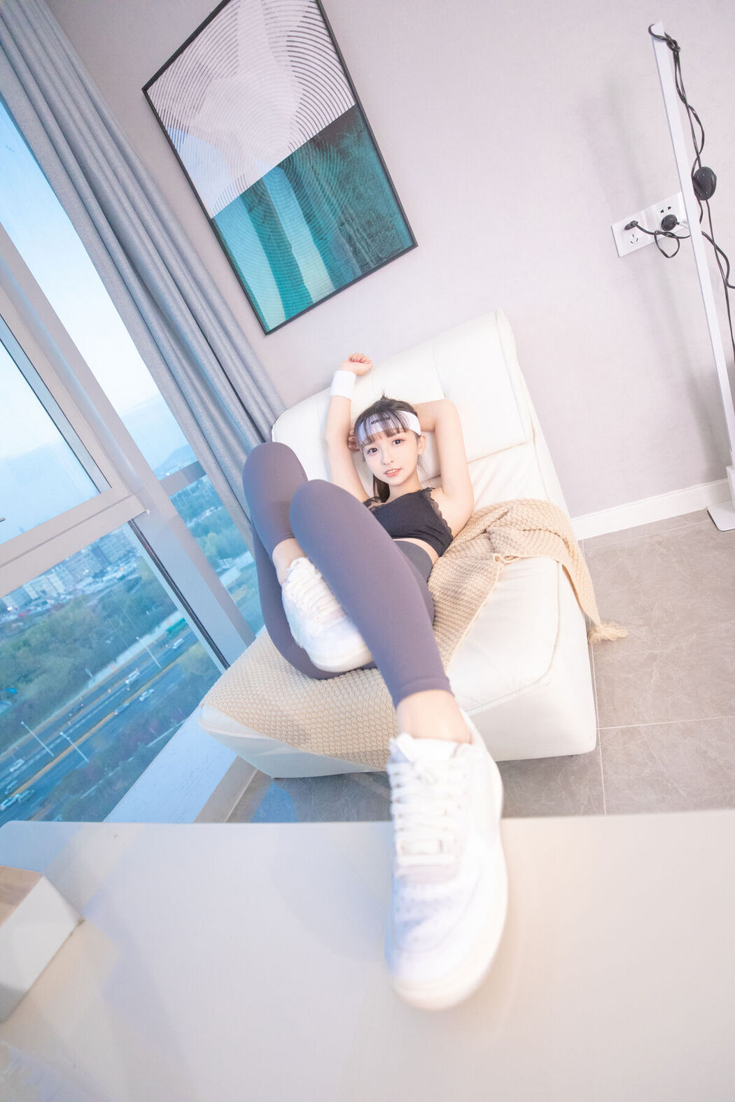 Coser@神楽坂真冬 Vol.083 绝对企画-健身少女 温度の香り Part1