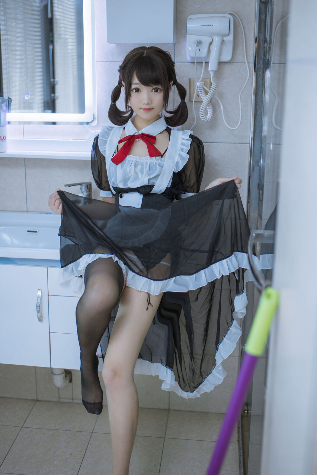 Coser@羽天shine – 黑色女仆